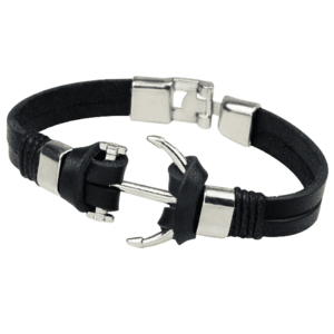 Brățară pentru bărbați Adventure - Type1/Negru KP22798 imagine