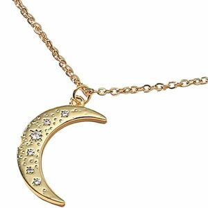 Colier Zircon Moon - Aur KP23368 imagine