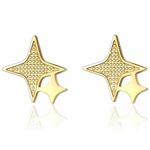 Cercei Double Star - Aur KP23460 imagine