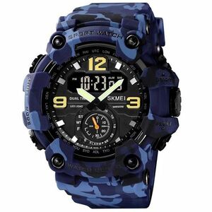 Ceas SKMEI Derek - Albastru/Camuflaj KP23745 imagine