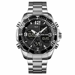 Ceas SKMEI Finn - Argintiu KP23755 imagine