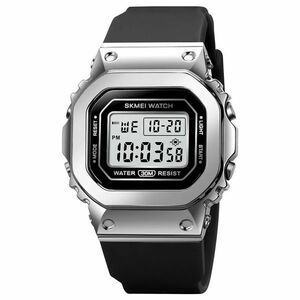Ceas digital SKMEI Harry - negru/argintiu KP23767 imagine