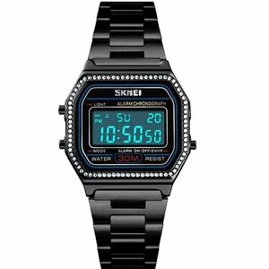 Ceas digital SKMEI Juliet - Negru KP23797 imagine