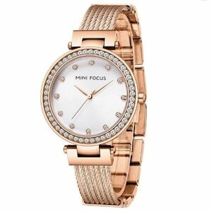 Ceas Mini Focus Olive - Gold Pink KP23879 imagine