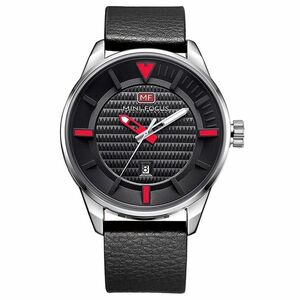 Ceas Mini Focus Omar - Negru/ Argintiu KP23894 imagine