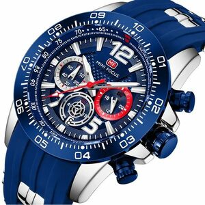 Ceas Mini Focus Porter - Albastru/argintiu KP23899 imagine