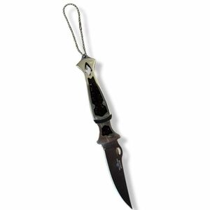 Cuțit pliabil pentru exterior COLUMBIA - 12, 7/7cm/Negru/Sclipici KP24025 imagine