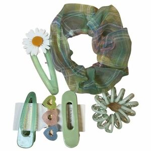 Clips și benzi de cauciuc Lilibet - Verde KP24137 imagine