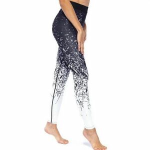 Jambiere de damă Stains - Negru/Alb/S KP25002 imagine