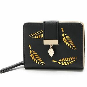 Portofel Mini Foliage - Negru KP25361 imagine