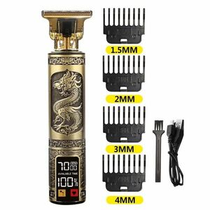 Mașină de tuns electrică cu încărcare USB Dragon - Zl.Hnedá KP25773 imagine