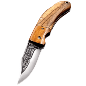 Cuțit pliabil pentru exterior - 20, 5/12cm/Maro KP25903 imagine