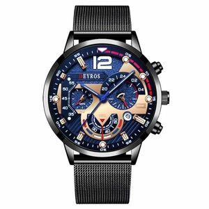 Ceas Deyros Elegant - Negru/Auriu.Roz KP25951 imagine
