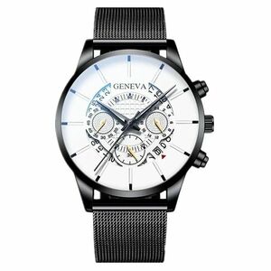 Ceas Hank - Negru/Alb KP25963 imagine