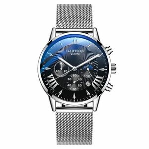 Ceas Gadyson - Argintiu/Negru KP25984 imagine