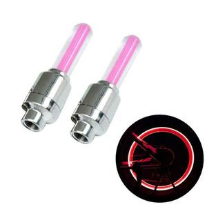 Iluminare led pentru biciclete - Roz KP26839 imagine