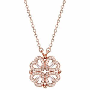 Colier Merry - Roz Auriu KP27280 imagine