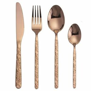 Set de tacâmuri 24 piese Glamour - Gold Pink KP27313 imagine