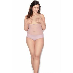 Body de damă modelatori cu talie înaltă Glam string pink imagine