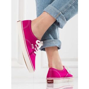 Adidași la modă pentru femei de culoare roz fără toc imagine