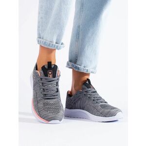 Adidași trendy pentru femei gri fără toc imagine