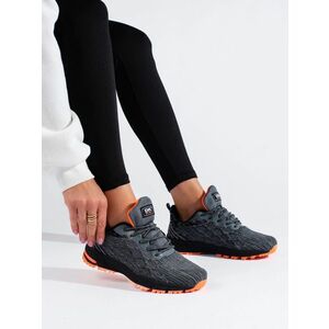 Adidași negri confortabili pentru femei fără toc imagine