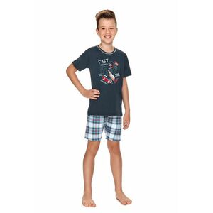 Pijamale pentru băieți 2747 Ivan dark blue imagine