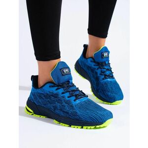 Adidași albaștri trendy pentru femei fără toc imagine