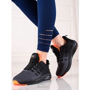 Adidași excelenți pentru femei negre fără toc imagine