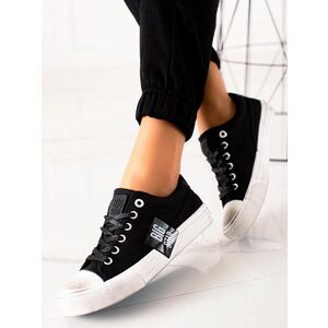 Pantofi de sport exclusiviste femei negru fără toc imagine