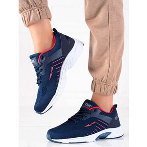 Frumoși adidași pentru doamne albastru albastru închis fără toc imagine
