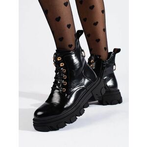Exclusiv pentru femei lucrător negru negru toc plat imagine