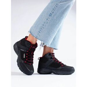Pantofi de trekking pentru femei frumoase negru fără toc imagine