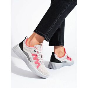 Adidași eleganți pentru femei gri fără toc imagine
