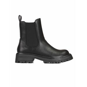 Botine de designer pentru femei negru cu toc plat imagine