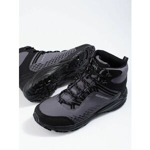 Pantofi de trekking pentru bărbați gri la modă fără toc imagine