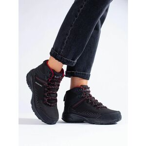 Pantofi de trekking de lux pentru femei negru fără toc imagine