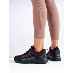 Pantofi moderni de trekking pentru femei gri fără toc imagine