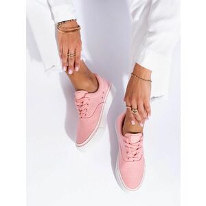 Pantofi de sport de lux roz pentru femei fără toc imagine