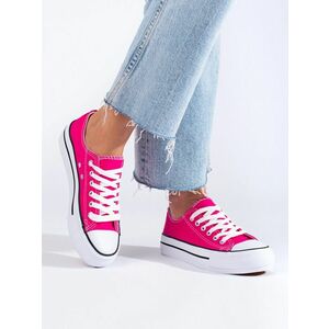 Adidași roz destul de roz pentru femei fără toc imagine