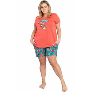 Pijamale pentru femei Oceania coral plus imagine