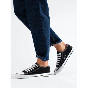 Practic adidași negri practici pentru femei fără toc imagine