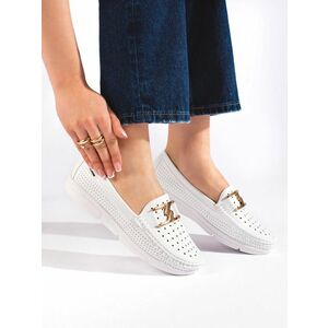 Pantofi de damă albi fără toc, exclusiv pentru femei imagine