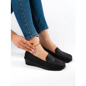 Mocasini confortabili pentru femei pe pană imagine