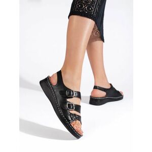 Sandale negre clasice pentru femei imagine