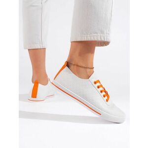 Adidași albi confortabili pentru femei imagine
