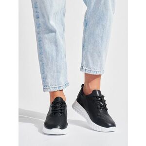 Pantofi confortabili cu platformă neagră pentru femei imagine