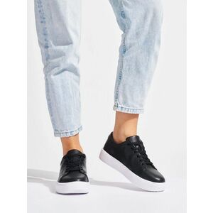 Adidași cu platformă pentru femei, negri, de designer imagine