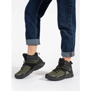 Cizme de trekking elegante, verzi, pentru femei imagine