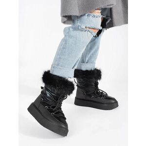 Snowshoes exclusive pentru femei cu platformă neagră imagine